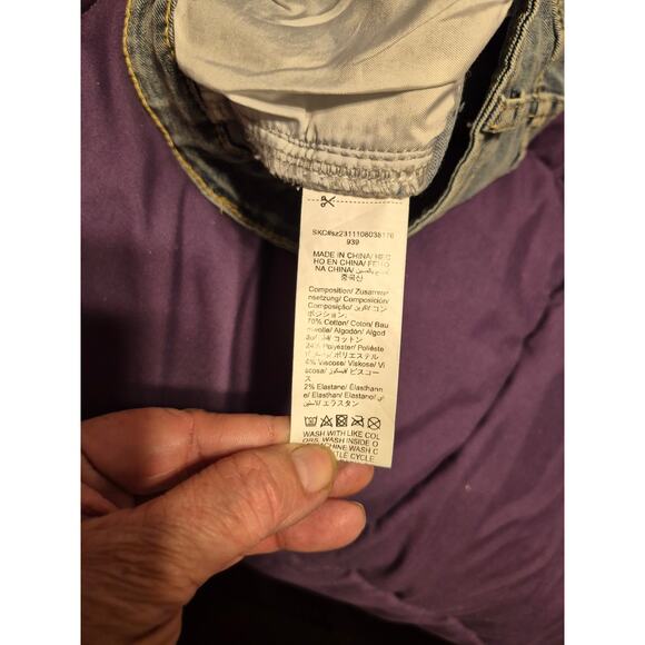 Shein Denim Micro Skirt Size Medium - Picture 4 of 5